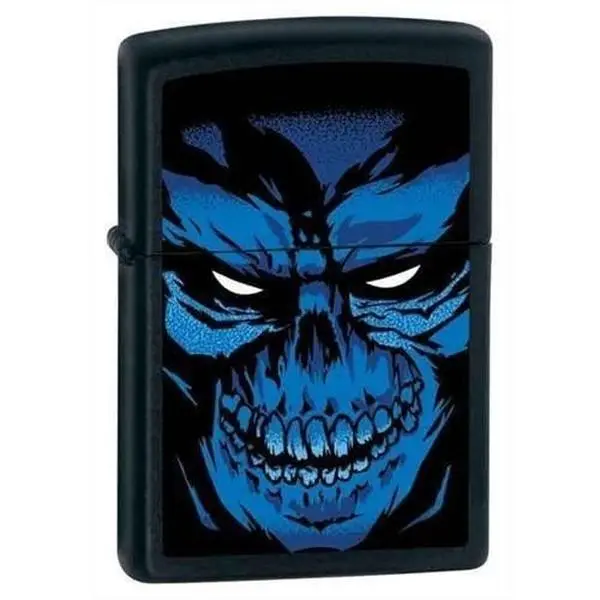 Zippo Spooky Nightmare Creepy Face Novelty Lighter - Metal Material, Unbeatable Lifetime Warranty, Eco-Friendly Packaging (Lighter Accessories for Home Supplies), Lighters Novelty