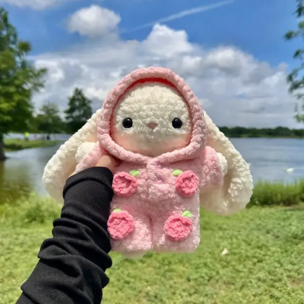 Pajama Bunny Crochet Cute Bunny Crochet (Handmade goods will be made by hand so the production time will be a little longer)