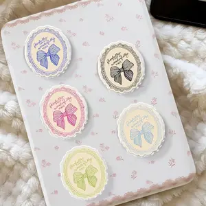 “Fearfully and Wonderfully Made” Phone Grip, Coquette Bow MagSafe Holder, Faith Gift stand magnetic mount
