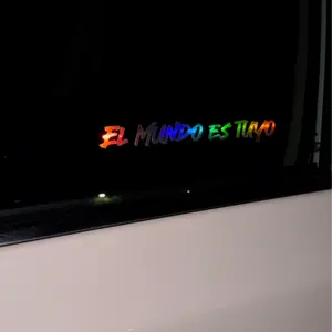 El Mundo Es Tuyo Car Decal - Personalized Sticker for Your Car