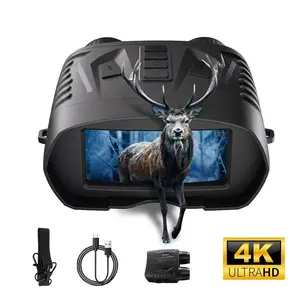 Night Vision Goggles, Night Vision Binoculars for Adults, 2600mAh Rechargeable Infrared Binoculars with 3.5'' Large Screen, 7 Levels Infrared,10X Digital Zoom,Wildlife Observation,Hunting,Camping outdoorfun