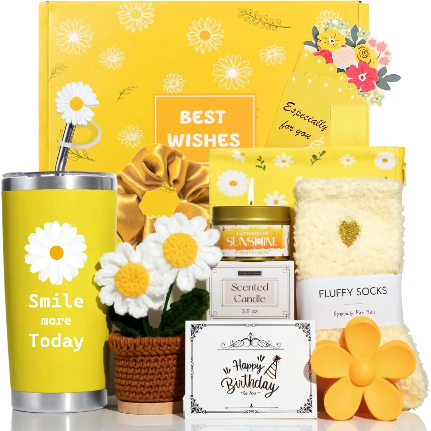 Birthday Gifts for Women, Self Care Gifts Baskets Unique Care Package for Women, Happy Birthday Gifts for Mom, Teen Girl, Her, Sister, Daughter, Best Friend, Wife, Girlfriend, Coworker, Bestie, Bff