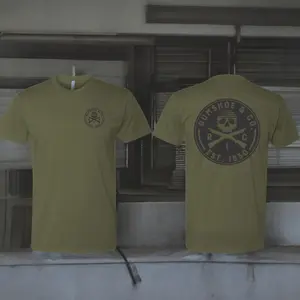 Gumshoe&Co. Brand Apparel (Unisex)/LEO Owned and Operated (OG Logo on OD Green Shirt)