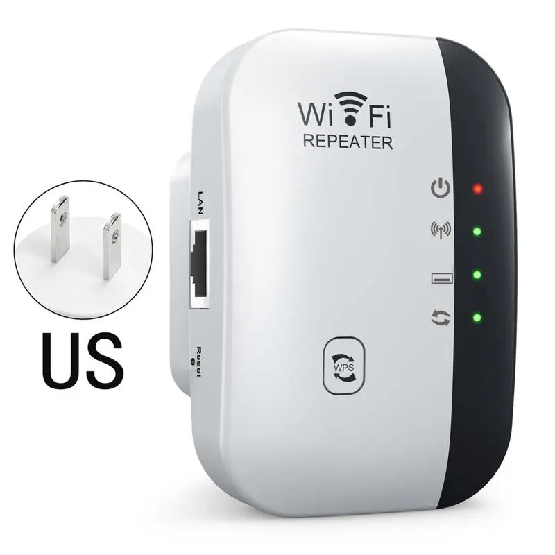 WiFi Extenders Signal Booster for Home Up to 5000 sq.ft & 40 Devices Wireless Repeater Long Range Amplifier with Ethernet Port 1-Tap Setup Alexa Compatible US Version