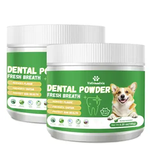 Vetriuntrix Dog Oral Health Dental Powder Halloween 2 Pack Value Bundle Chicken Flavor Probiotics Reduces Plaque Prevents Tartar Supports Gum Health No Brushing Needed