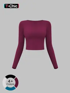 Cross-Border Summer Activewear Creamy Fleece Yoga Top Long Sleeve, Outdoor Sports Running Fitness, Women's Long Sleeve Yoga Wear, Athletic Clothes, Gym Yoga Tops