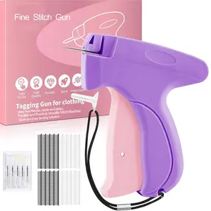 Handheld Fabric Stitching Tool, 1 Count Mini Sewing Micro Tagging Gun with Needle & Fasteners, Quick Clothing Fixer, Sewing Supplies for Home Clothing Store, Sewing Supplies Crafts, Multifunctional Home Sewing