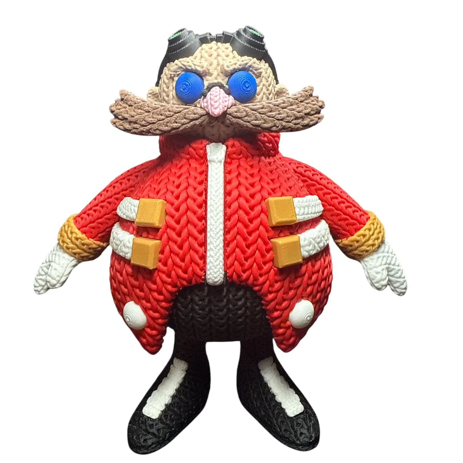 Dr.Eggman-Inspired 3D Printed Collectible Statue, Home Decor for Home Display