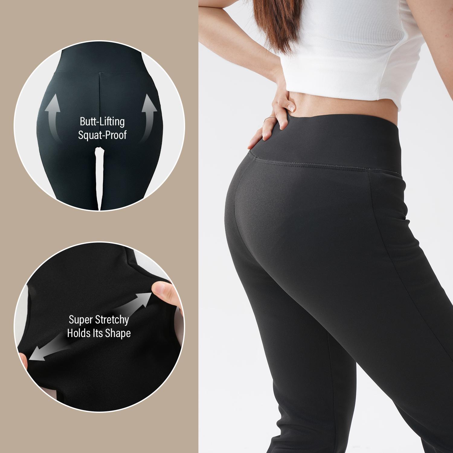 Womens Thermal FLeece Lined Genuwii Leggings for Cold Winter Warm, High Waist Flared Leg Women's Cozy Workout Wear Fleece Pants for Yoga Riding Casual Everyday Wear Ladies Bottoms for Autumn/Winter Going Out Bottoms【TikTokShopBlackFriday】 Womens Thermal FLeece Lined Genuwii Leggings for Cold Winter Warm, High Waist Flared Leg Women's Cozy Workout Wear Fleece Pants for Yoga Riding Casual Everyday Wear Ladies Bottoms for Autumn/Winter Going Out Bottoms【TikTokShopBlackFriday】