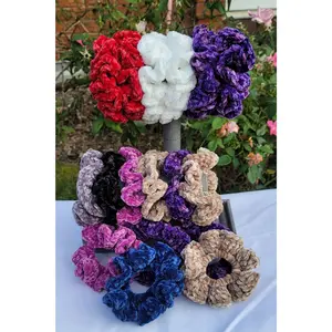 Unique Handmade Scrunchies - Luxurious, Stylish, and Comfortable Hair Accessories in Vibrant Colors