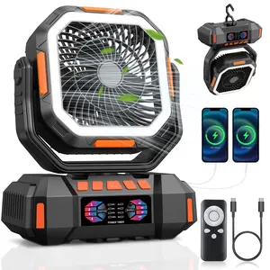 【Exclusive Offer】GLITNOUS – Outdoor Camping Fan Light, Ideal for All Your Outdoor Activities, Portable, Powerful, and Stylish