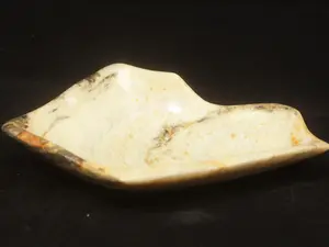 Aragonite Bowl, Natural Edge