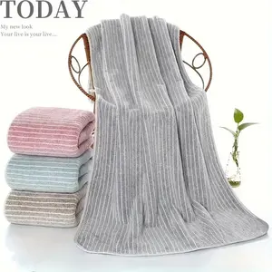 Large Bath Towel, Coral Fleece Absorbent Quick-Dry, Perfect for Gym Camping Sweat Hair Drying, Christmas Valentine's Gift