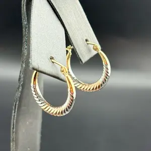 Gold 14k Hoop Earrings Rings for Everyday Wear - Perfect for Daily Use and Elegant Style