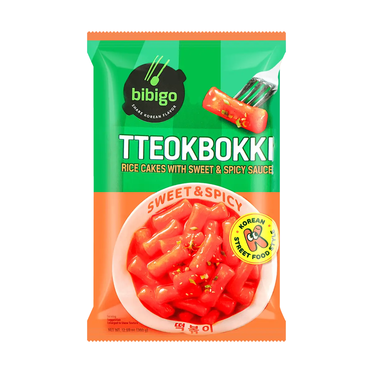 BIBIGO Tteokbokki Pouch Sweet & Spicy 360g