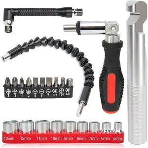 Belt Changing  Clutch Cover Compatible with Polaris RZR S 900/ XP/RZR XP4 1000 with Flexible Drill Bit Extension Kits