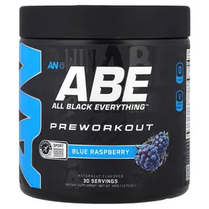 ABE Preworkout, Blue Raspberry, 13.75 oz (390 g)