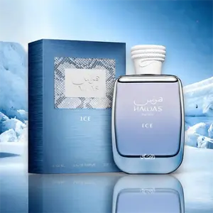 Hawas Ice For Him Cologne EDP 100ml Fresh Masculine Long-Lasting Premium Arabian Fragrance with Aquatic Amber & Woody Notes
