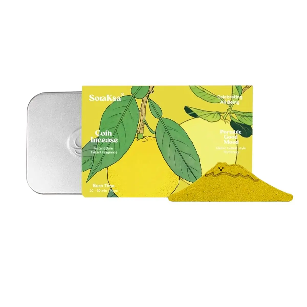 SoraKsa "Feast & Song" Series Osmanthus Incense Sticks - "Meet the Mountain Breeze" - 12 Sticks/Box - Natural Home Fragrance for Living Room, Bedroom, Meditation