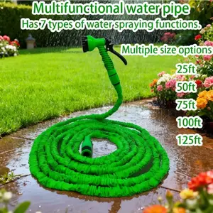 Retractable Magic Hose High Pressure Car Wash Water Gun Garden Watering Hose Household Water Spray Tool for Car Cleaning Garden