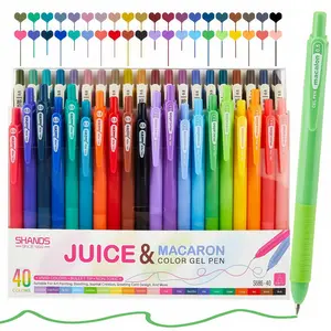 Retractable Gel Ink Pens,0.5mm Extra Fine Point Tip,Journaling Smooth Writing Note Taking Coloring No Bleed & Smear Smudge, Smudge Free for Drawing, Writing,Planner at School