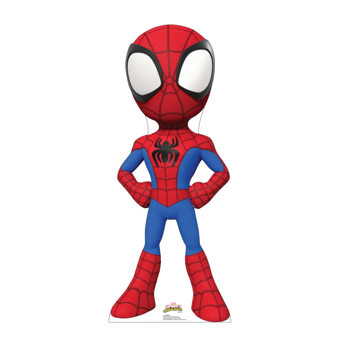 212 MAIN Large 44x18 in. Spidey Cardboard Cutout - High Print Party Decor, Birthday/Anniversary Themed Home Supply, Collectible Gift to Brighten Someone's Day, Themed Decoration