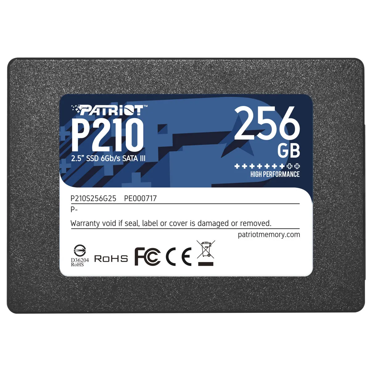 Patriot P210 256GB SATA III 2.5" Internal SSD