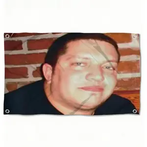 PIKPAKA Funny Sal Vulcano Personalized Flags Instant Party Atmosphere Microfiber Festival Banner | Indoor Outdoor Hanging Decor | Perfect For Bedroom Living Room Bar Garden Party