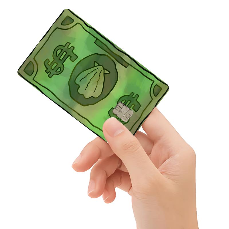 Sea Bucks Holographic Credit Card Decal
