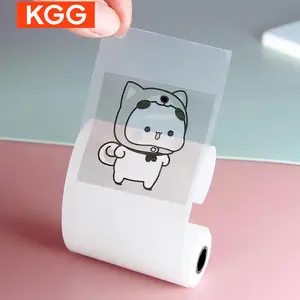 Mini Thermal Paper, Stationery Paper, 5/9/10 Rolls Self-adhesive Thermal Paper for Mini Pocket Portable Printer Learning Machine, Photo Document Notes Label Printing, Office Stationery Supplies