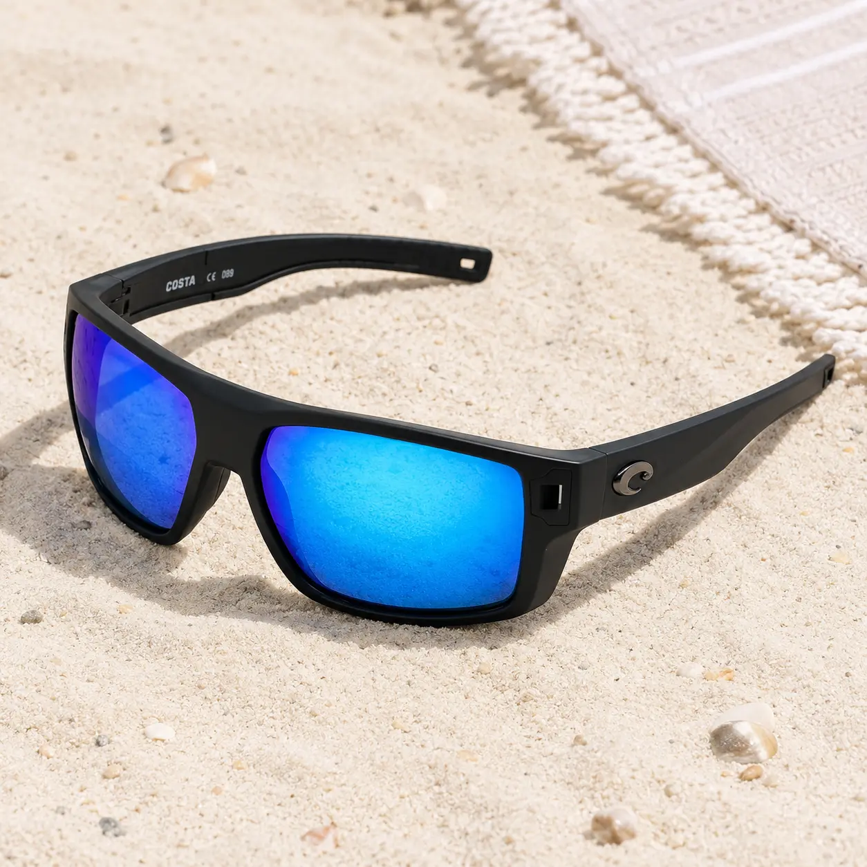 Costa Diego 580P Polarized Anti-Glare Sunglasses, Lightweight & Ergonomic UV400 Men’s Shades for Fishing, Cycling, Eyes Protection, Lightweight And Ergonomic, Multi-Sports