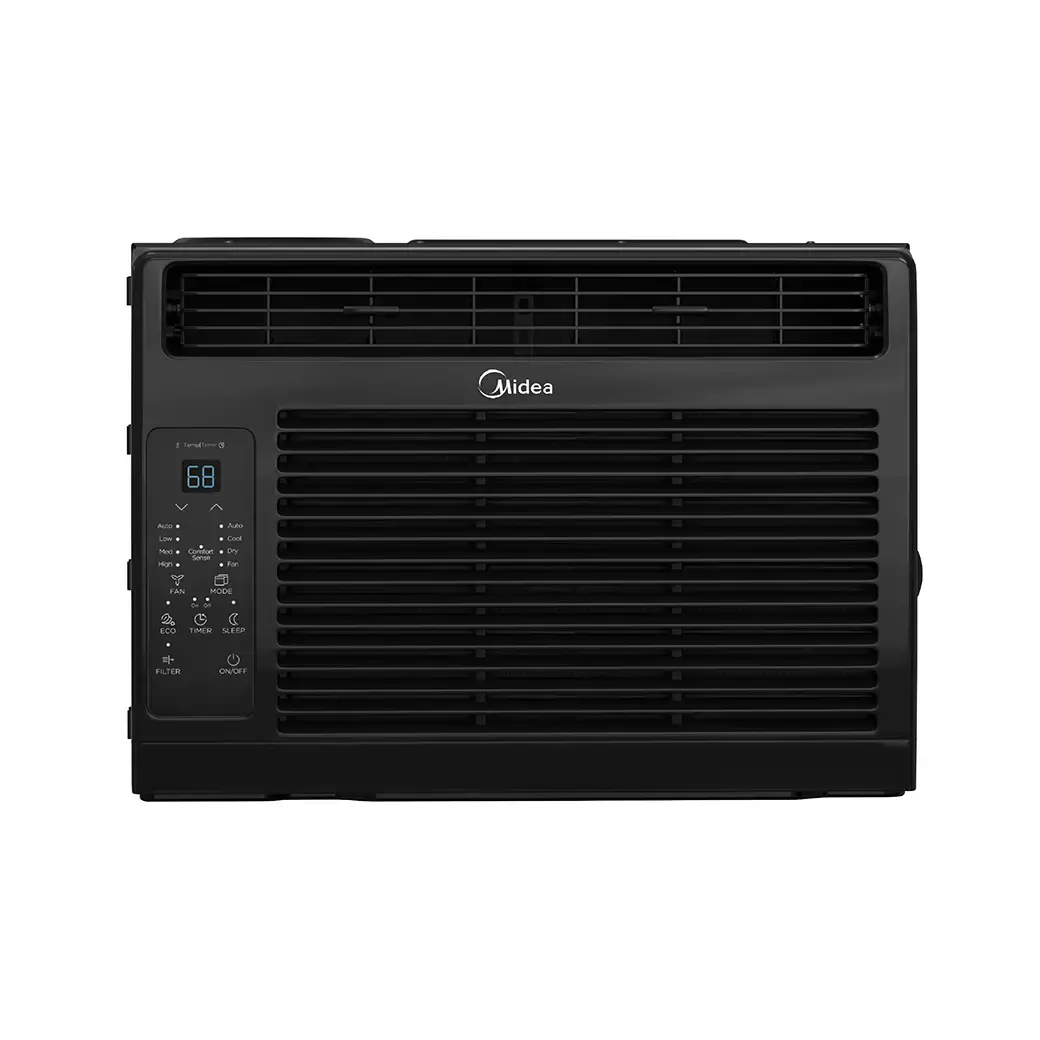 Midea 5000 BTU Compact Window Type Aircon - Used Residential Energy Saver, 15min Window Fit, Remote Temp Control, Sleep Mode, 3-in-1 AC-Dehumidifier-Eco Mode, Ultra Quiet for Bedroom, Office