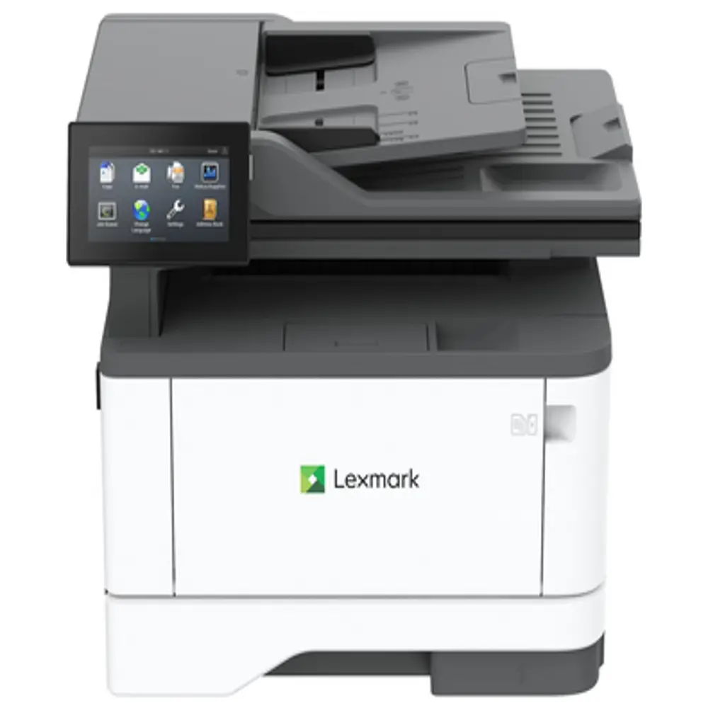 Lexmark 29S8100 MX432adwe Multifunction Monochrome Laser Printer, White and Grey