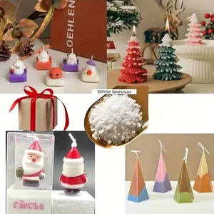 Premium Beeswax Granules & Soy Wax, Triple Filtered, Easy to Use, Ideal for Candle Making & DIY Projects, for Crafts, Natural Wax Material