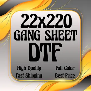 Custom DTF Transfers, DTF Print, DTF Prints, High-Quality Transfer, Full Color Prints, Custom 22x220 Gang Sheet DTF