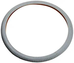 The Aftermarket Group Light Grey Pneumatic Tire for Bikes - C63 Tread, 22 x 1-3/8 Inch