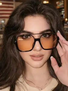 Large Square Frame Sunglasses, Fashion Vintage Style, Women's Beach Accessories, Fall Winter Essentials, Travel Must-Have, Holiday Gifts, Square Frames Sunglasses