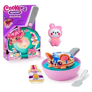 Cookeez Makery Pancake Treatz Interactive Baking Toy Bundle - Soft Plush, Scented, with Squishy Friendz, for Ages 6+