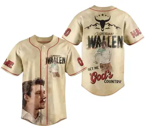 Personalized Name & Number Wallen Baseball Jersey, Country Music Shirt, Tour 2026 Fan Gift, Still The Problem Tour 2026 Short Sleeve Shirt, MW Fan Merch