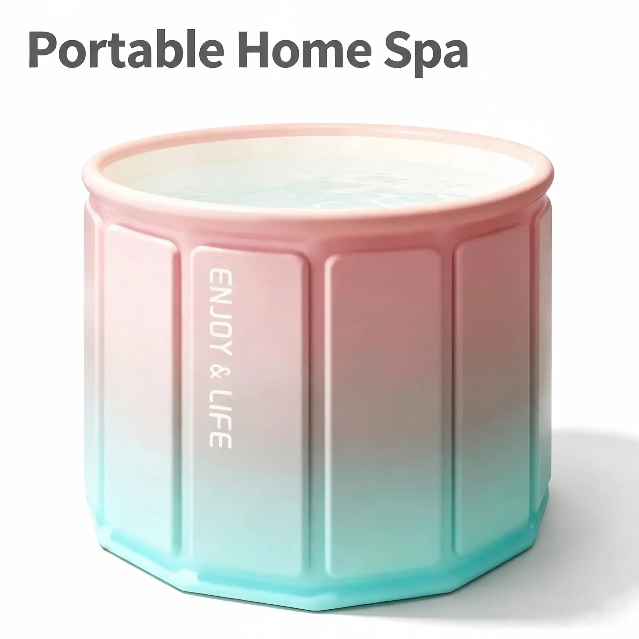 Foldable Portable Bathtub, Adult Large Collapsible Spa Tub for Home Soaking Bath, Freestanding Bath Tub for Small Apartment travel shower bag