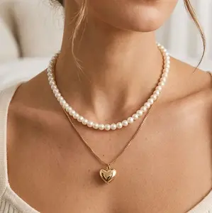 Fine jewerly with hart necklace