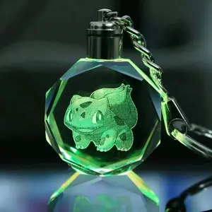 Bulbasaur Crystal Poke Keychain 1.0