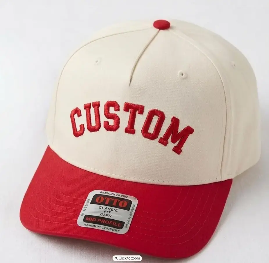 Custom Embroidered Text Hat Text, Personalized 5 Panel Two Tone Snapback Trendy Hat, Otto Baseball Cap, Team Name Hat Game, Customised Gift Debbie