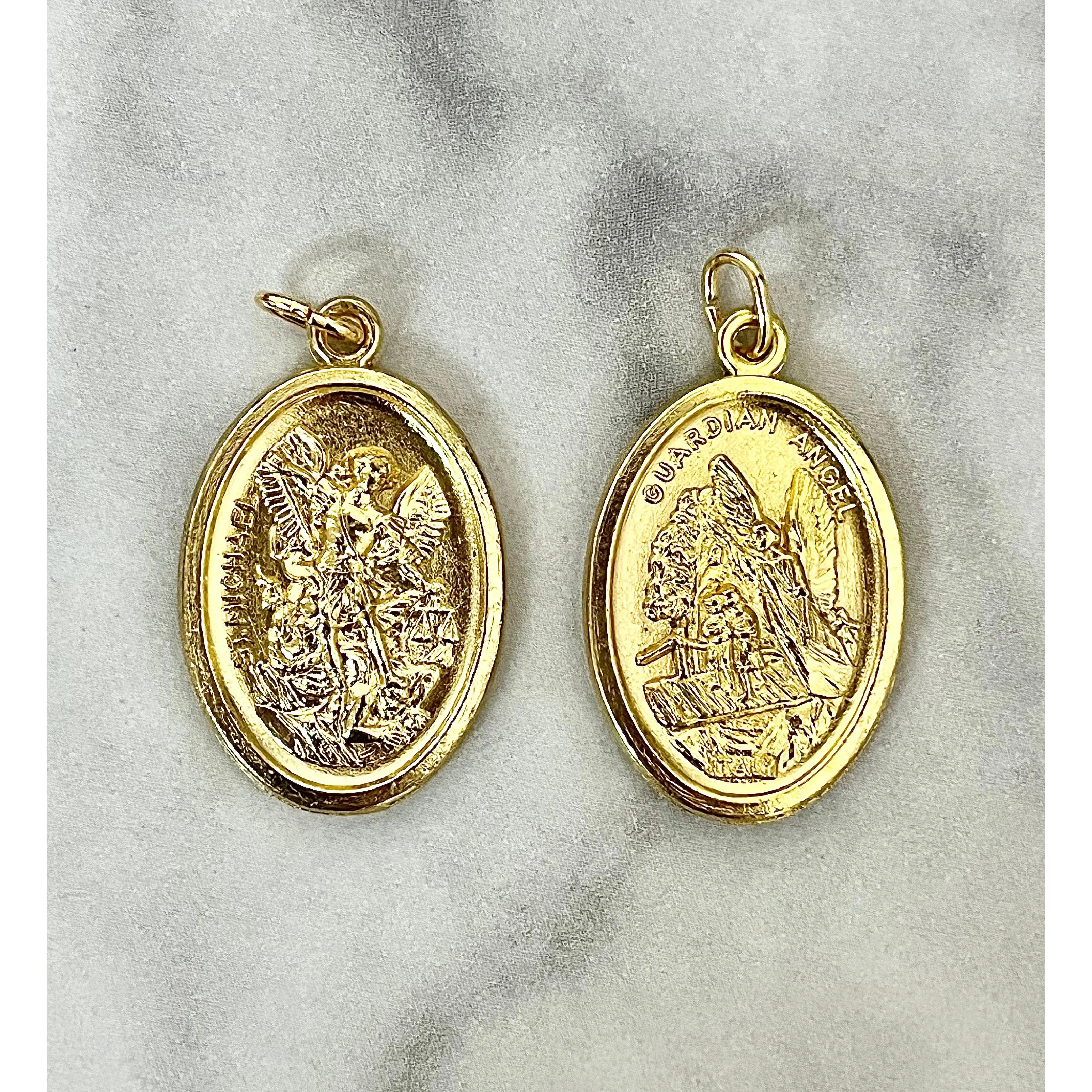 St. Michael Gold-Plated Medal