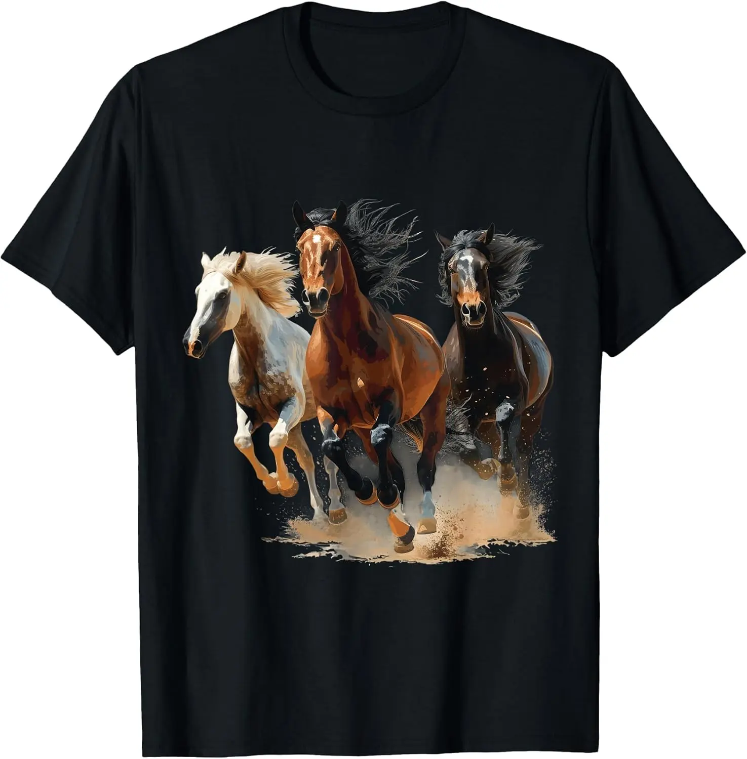 Vintage Horses Lover Graphic for Men Women T-Shirt