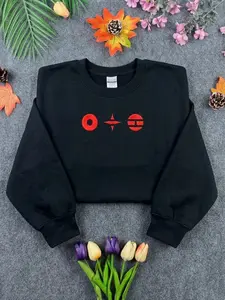 Minimal Logo Sweatshirt, Aesthetic Crewneck, Clean Streetwear Pullover, Unisex Cozy Outfit