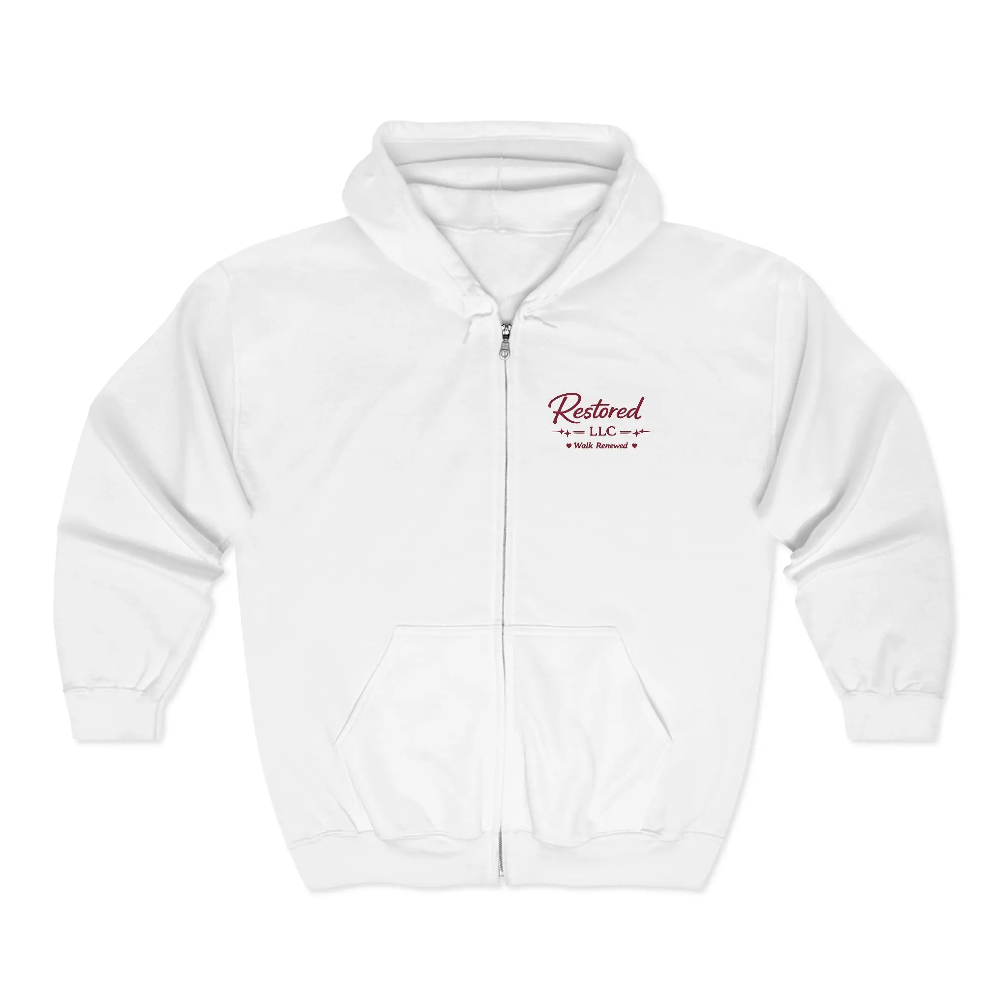 Restored LLC "Walk Renewed" Zip Hoodie