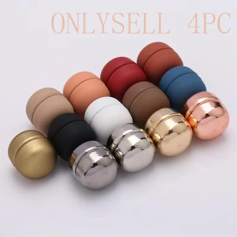 4 pcs Magnetic Hijab Clip Set, Fashionable Anti-Slip Decorative Magnetic Clips for Shawls and Headscarves, Random Colors, Cape Pins