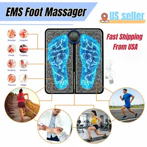 Electric Foot Massager Pad Blood Circulation Muscle Stimulator Mat 19 Levels and 8 Modes-Massage Mat(TK/TMEU for self-pickup)