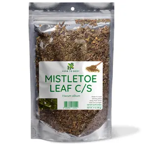 Herb To Body Mistletoe leaf C/S | Cut & Sifted | Viscum Album | 4oz